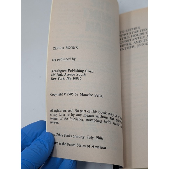 The Front Man by Maurice Sellar Zebra Paperback 1985 80s Novel Book - Picture 8 of 9